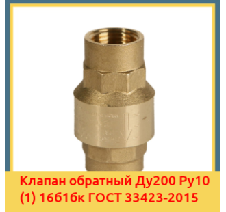 Клапан обратный Ду200 Ру10 (1) 16б1бк ГОСТ 33423-2015 в Атырау