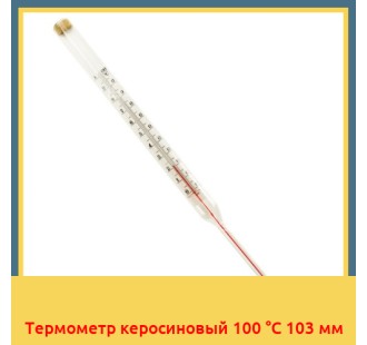 Термометр керосиновый 100 °С 103 мм в Атырау